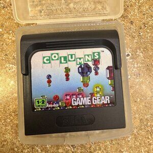 SEGA Game Gear Columns Game in Plastic Case